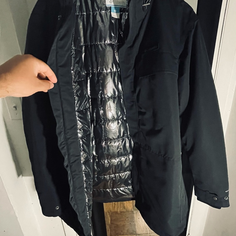 Columbia Men's Rugged Path Parka. Winter Jacket. Light black. 3xl T&B Used!!